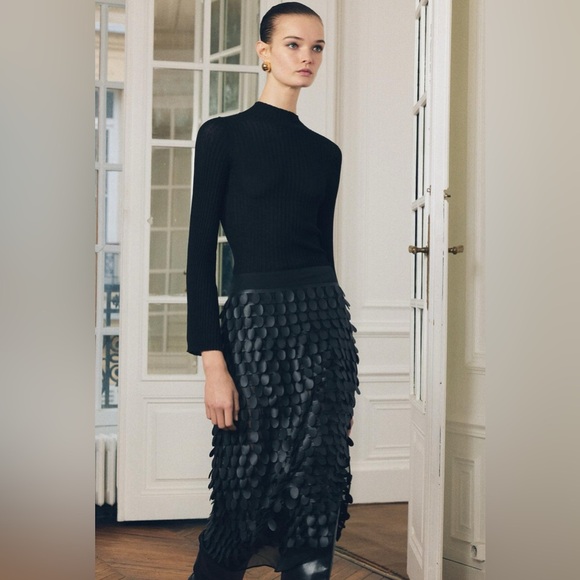 NWT Zara Combination Midi Skirt - Picture 7 of 10